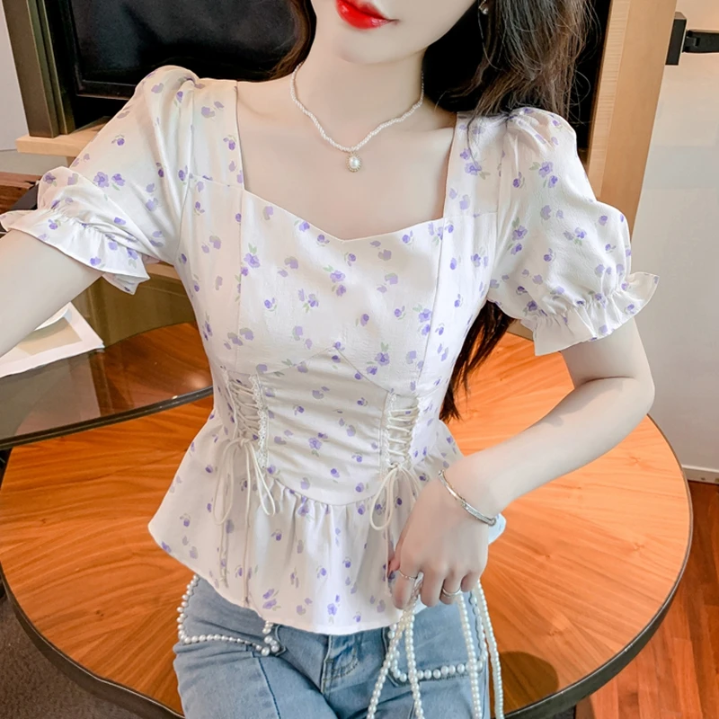 بلوزات صيفية مطبوعة بتصميم عتي - مراجعة Romper Floral Print وسعره