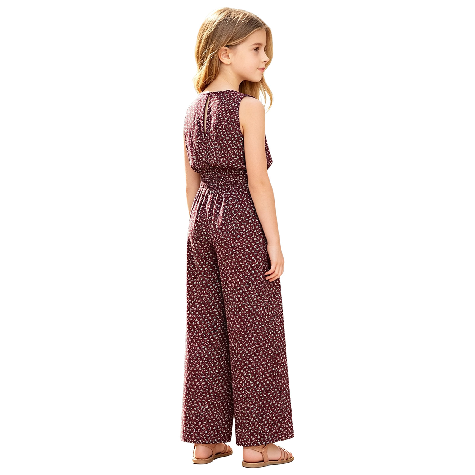 بدلة صيفية للفتيات الصغيرات بن - مراجعة Romper Floral Print وسعره