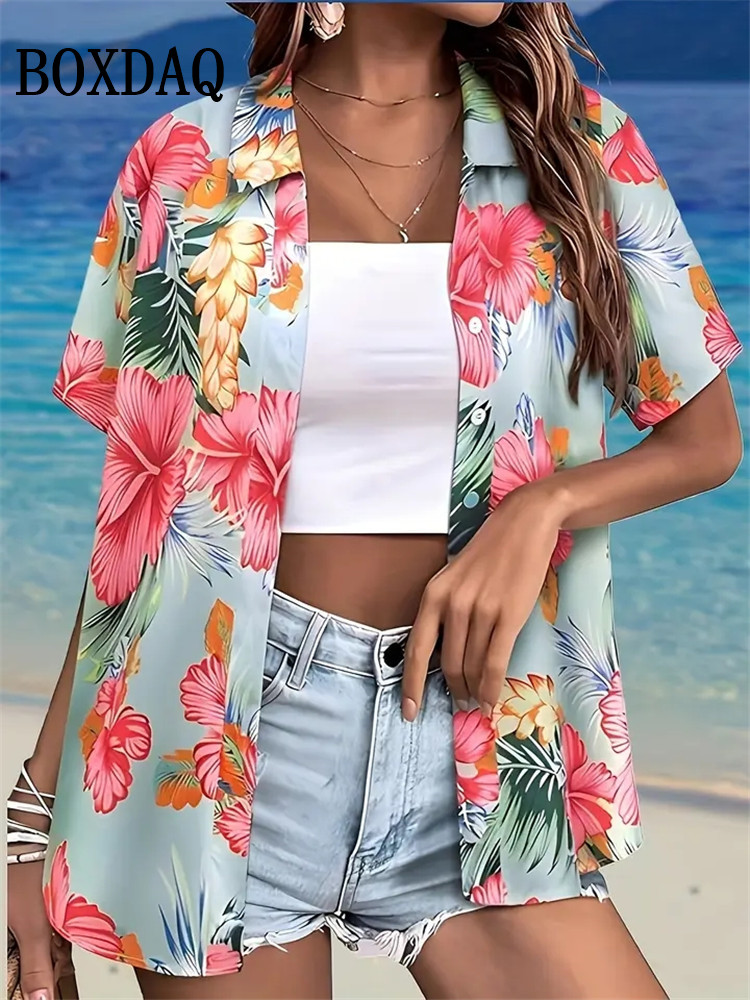 الصيف أزياء المرأة بلوزة هاواي - مراجعة Romper Floral Print وسعره